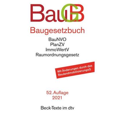 Baugesetzbuch, Taschenbuch von , Beck Juristischer Verlag, 978-3-406-77980-0