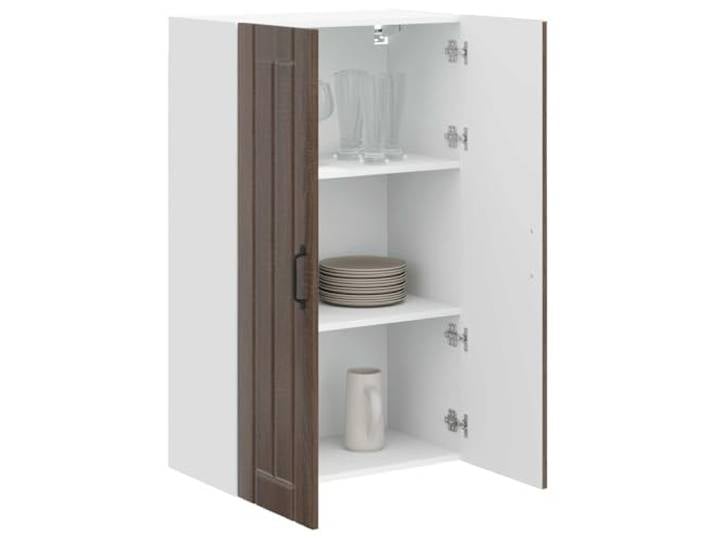 KTHLBRH Wandschrank Lucca Eiche Braun 60 x 31 x 100 cm Technisches Holz, robuste Konstruktion, modernes Design, für den Innenbereich