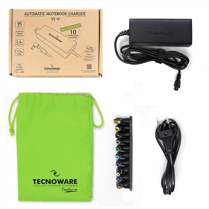 TECNOWARE Alimentatore Universale Ac/dc Fau17610-nero