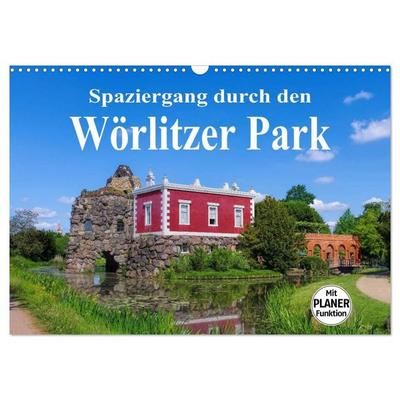 Spaziergang durch den Wörlitzer Park (Wandkalender 2027 DIN A3 quer), CALVENDO Monatskalender