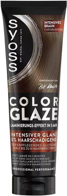 Syoss - Pflegende Haartönung, Color Glaze, 100  ml, Tiefes Braun