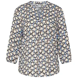 Bluse V-Öffnung Rabe mehrfarbig, 36