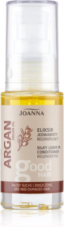 Joanna Argan Oil après-shampoing régénérant sans rinçage pour cheveux secs et abîmés 25 ml