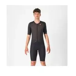 Castelli, Herren, Velotrikot, Sanremo S Speed Suit (XL), Schwarz, XL