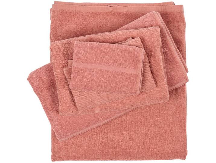 Lavie Duschtuch Tilda rost Bio Baumwolle 140 x 70 cm - Duschtuch