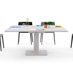 Büromöbel Besprechungstisch 140 x 140 cm Pevero