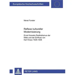 Reflexe kultureller Modernisierung, Fachbücher von Meret Forster