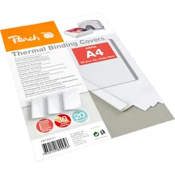 Peach Thermobindemappe weiss für 30 Blätter A4, 20 Stk
