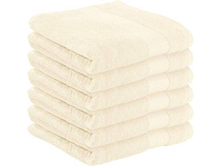 Erwin Müller %Marke% Handtuch 6er-Pack, Serie Sindelfingen, 100% Baumwolle Natur Größe 50x100 cm - Kochfest und trocknergeeignet, praktisch durch beidseitige Schlaufen zum Aufhängen