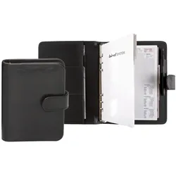 Magni, Agenda, Systemplaner A5 schwarz FINEtouch Lederimitat (A5, 1 Woche / 2 Seiten)