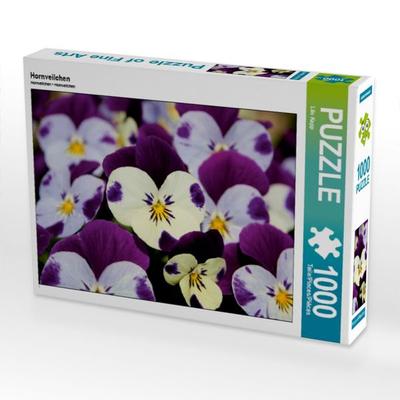 CALVENDO Puzzle Hornveilchen | 1000 Teile Lege-Größe 64x48cm Foto-Puzzle für glückliche Stunden