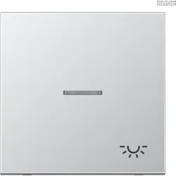 Jung AL2990KO5L Wippe Symbol Licht mit Lichtleiter LS Aluminium