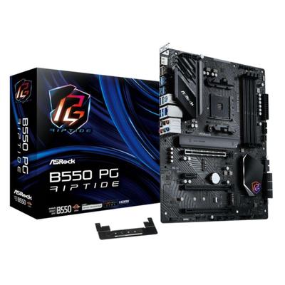ASROCK Mainboard "B550 PG Riptide", schwarz, B:33cm H:8,5cm T:38,1cm, Mainboards