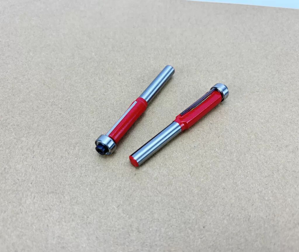 INF 1/4" Schaftbündigfräser mit Schneide (2er-Pack) C