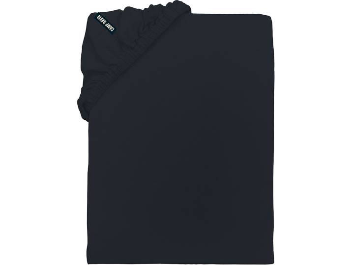 Spannbettlaken CAMP DAVID CAMP DAVID , marine, L:200cm, Baumwoll-Jersey, Obermaterial: 100% Baumwolle, Bettlaken, Spannbettlaken, gewebtes Label
