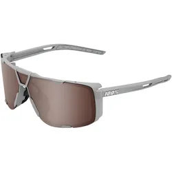 100%, Unisex, Sportbrille, Eastcraft (Soft tact cool grey, HiPER Crimson Silver Mirror), Grau