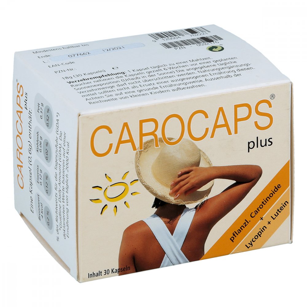 ISAR PHARM Austria Vertriebsges.mbH Carocaps 100 Plus Kapseln 00592176