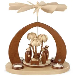Müller moderne Bogenpyramide Christi Geburt natur 30 x 20 x 32 cm