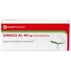 GINKGO AL 40 mg bei altersbedingten Gedächtniseinbußen mit leichter Demenz
