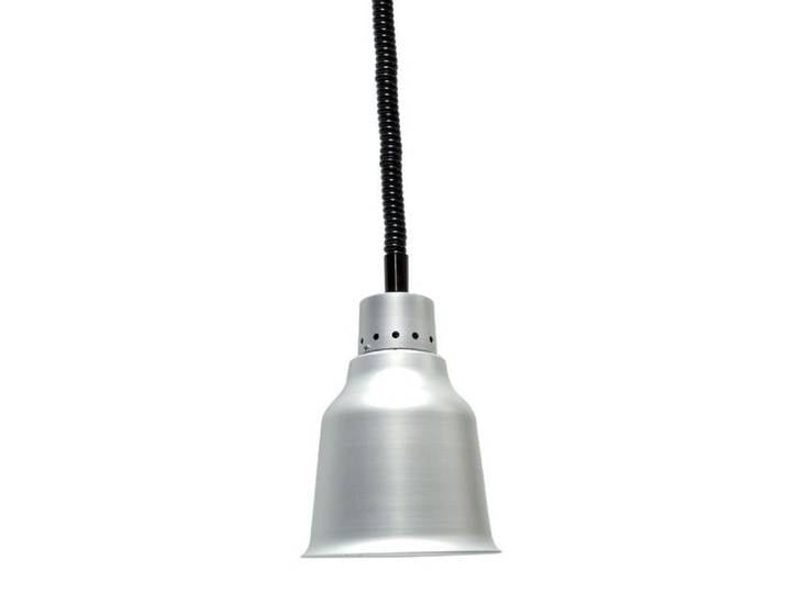 Lampe Chauffante Infrarouge Suspendue\, Finition Aluminium Brossé\, 250 W\, 220 V - Mono