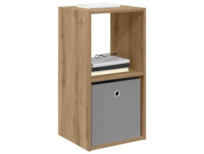 KTHLBRH Nachttisch 2 Stück Eiche Handwerk 35 x 32 x 68,5 cm Technisches Holz, 1 Schublade, 1 Einlegeboden, Einbaugriffe, modernes Design