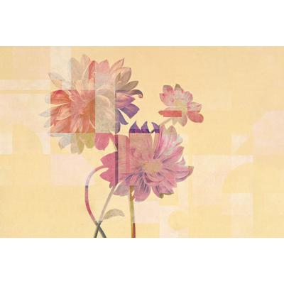 Fototapete LIVING WALLS "Walls by Patel Queen`s Garden", gelb, B:4m L:2,7m, Vlies, Tapeten, Vlies, Wand