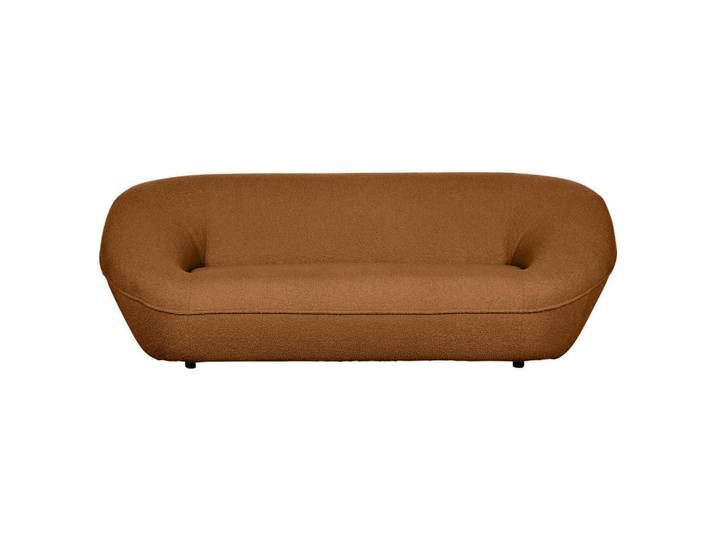 Carryhome 2-Sitzer-Sofa, Rostfarben, Kunststoff, 223x79x94 cm, Wohnzimmer, Sofas & Couches, Sofassofas