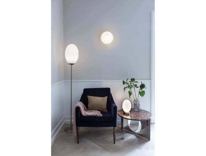 Twist Applique Murale/Plafonnier Opal/Antique Brass - Halo Design - Salon / séjour - Métal