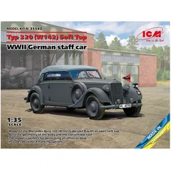 ICM Typ 320 (W142) Cabriolet Soft Top, WWII German staff car