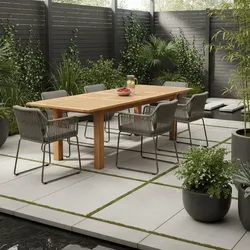 Gartentisch aus Eukalyptusholz ausziehbar