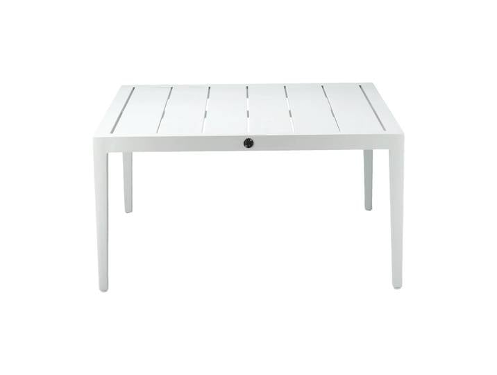 1898 Table basse Santander 78x78x40 cm Aluminium blanc