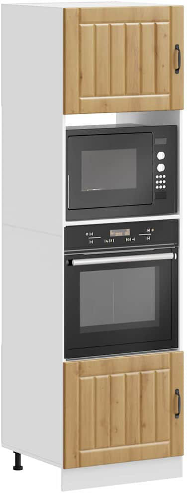 Brayden Studio Lucca Oven Cabinets Lucca 60cm W X 207cm H X 57cm D