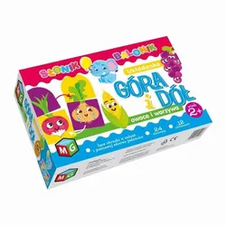 Puzzle auf und ab – Obst und Gemüse