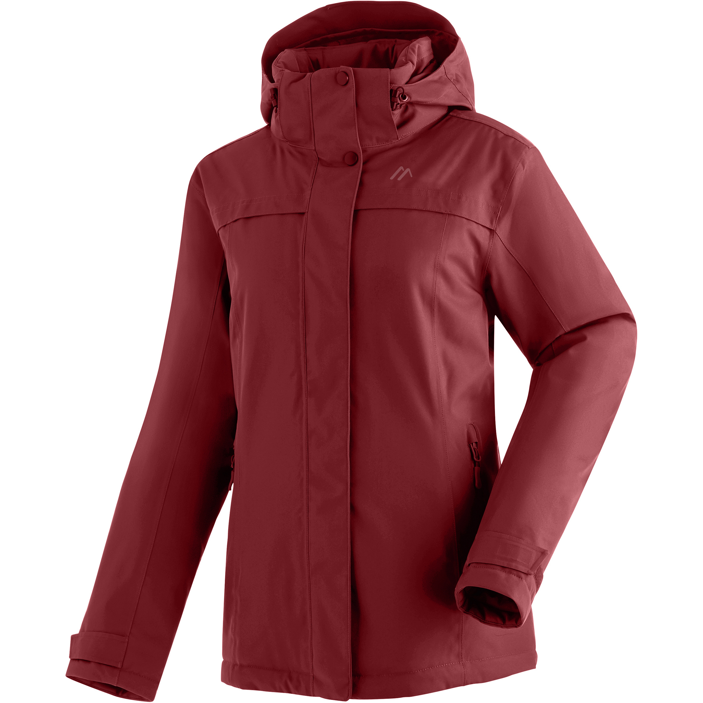 Maier Sports Lisbon Damen Isolationsjacke rot Größe L Trekking Widerstandsfähig Wasserabweisend