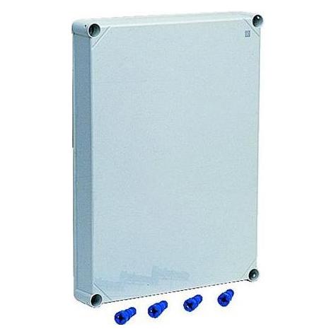 Fibox Daeksel EKIN4305G, Polycarbonat 440 x 320 x 50 mm HxBxD Grå inkl. skruer Til EKIN 43 (Gehäuse) (8853012)