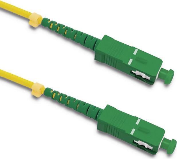 Qoltec SC/APC glasvezel patchkabel - Single-mode - 9/125 - G652D - Simplex - 3 meter