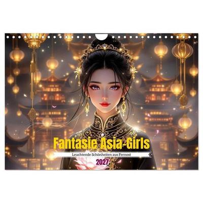 Fantasie Asia-Girls (Wandkalender 2027 DIN A4 quer), CALVENDO Monatskalender