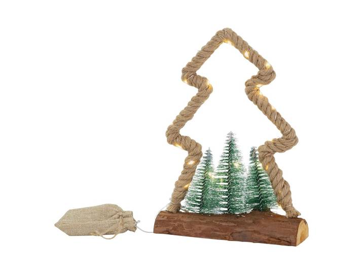 WEIHNACHT FIGUR JUTE