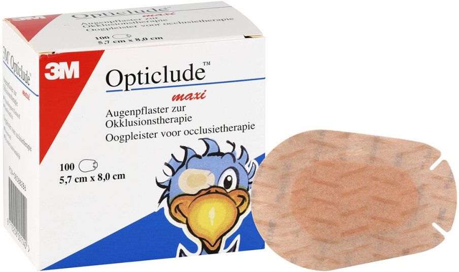 Opticlude 3m maxi 5,7x8 cm 1539/100