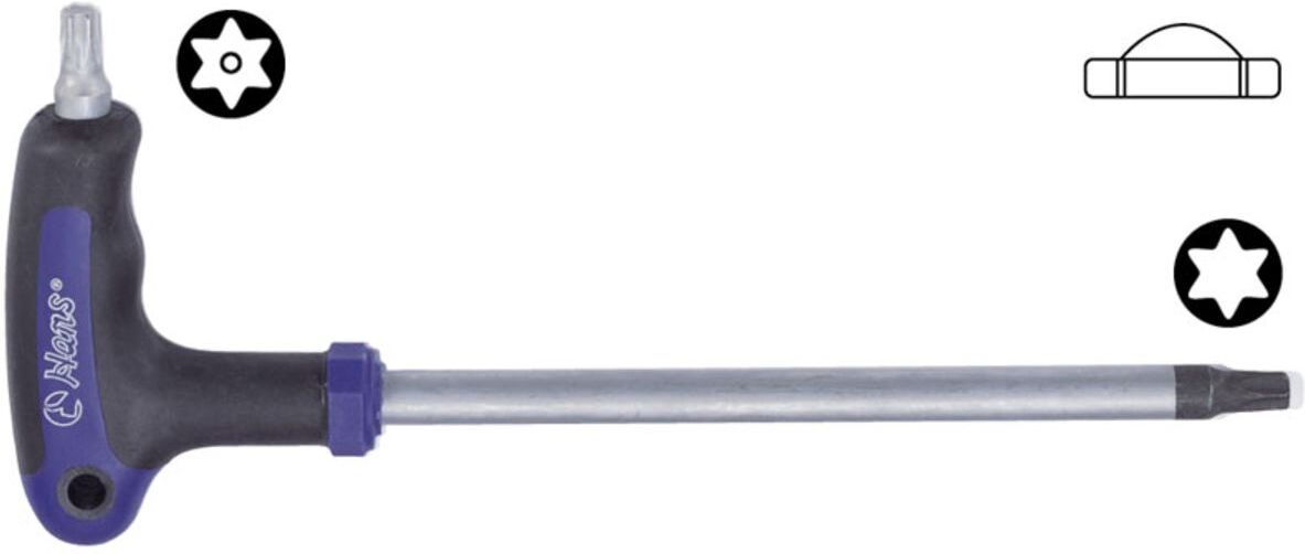 Hans Set di chiavi a brugola TORX TAMPER 16755-7
