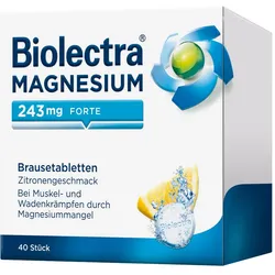 Biolectra Magnesium 243 mg forte Zitrone 40 St