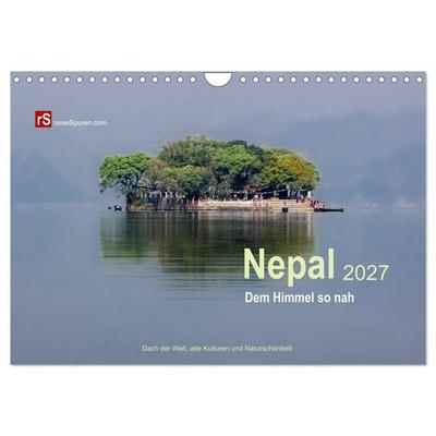 Nepal 2027 - Dem Himmel so nah (Wandkalender 2027 DIN A4 quer), CALVENDO Monatskalender