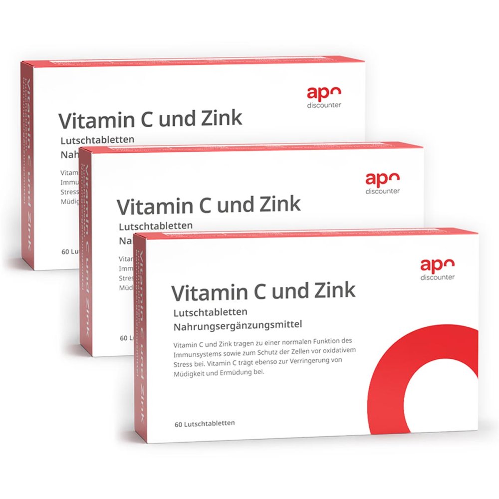 apo.com Group GmbH Vitamin C und Zink Lutschtabletten von apodiscounter 08102088