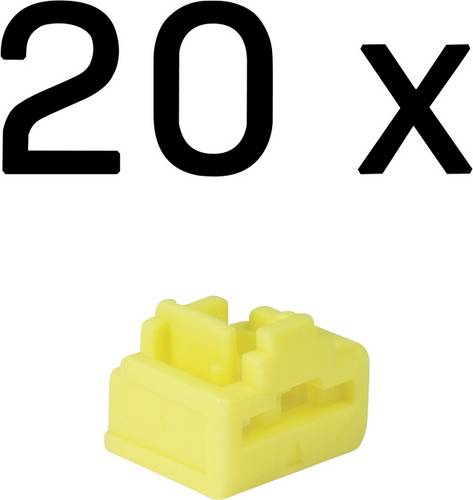 LINDY 47901 RJ45-Portschlösser Gelb