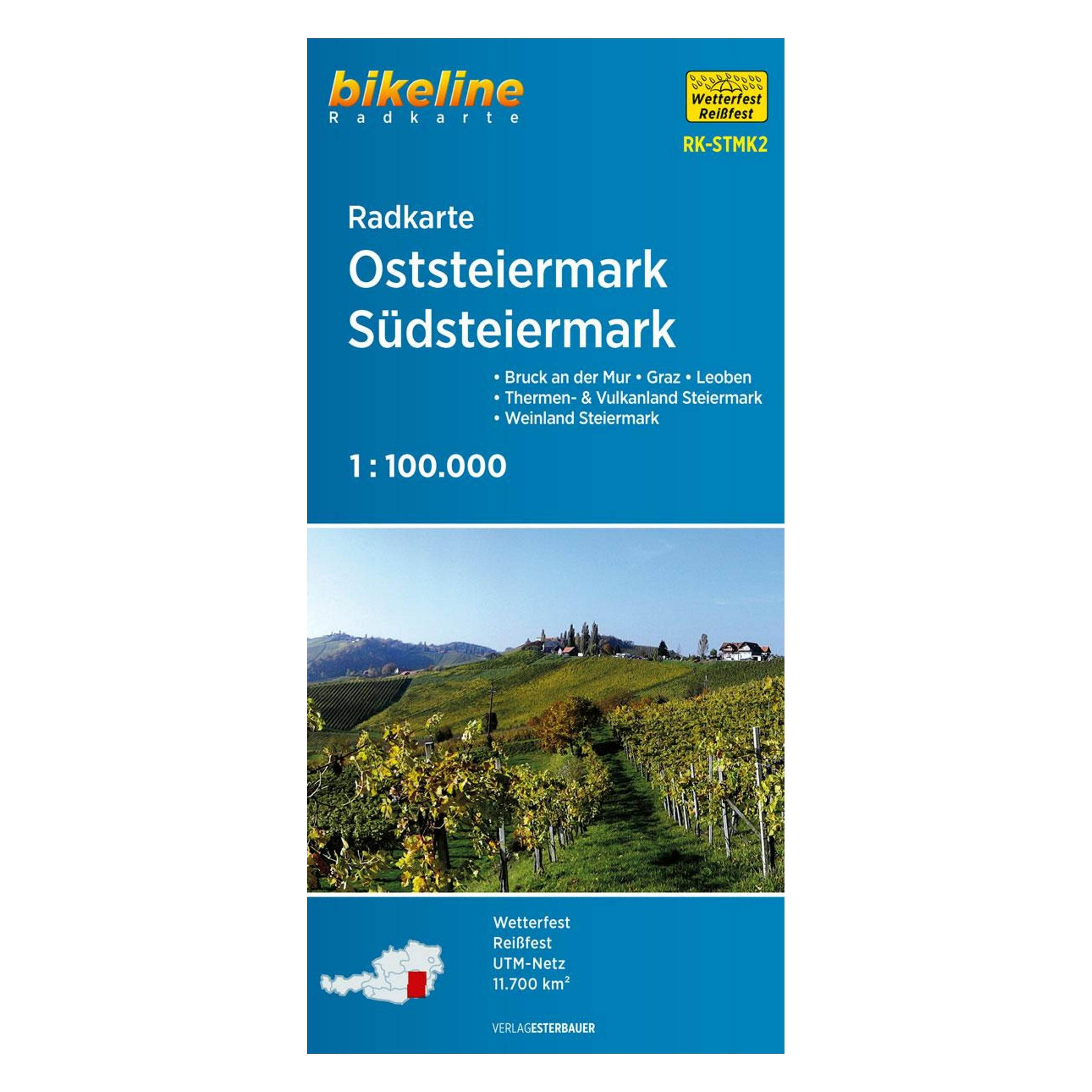 Esterbauer Radkarte Oststeiermark, Südsteiermark (35190833)
