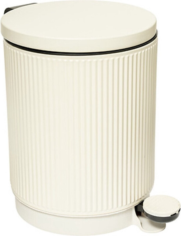 5five Soft-Close Pedalafvalemmer Onyx Wit 5 L