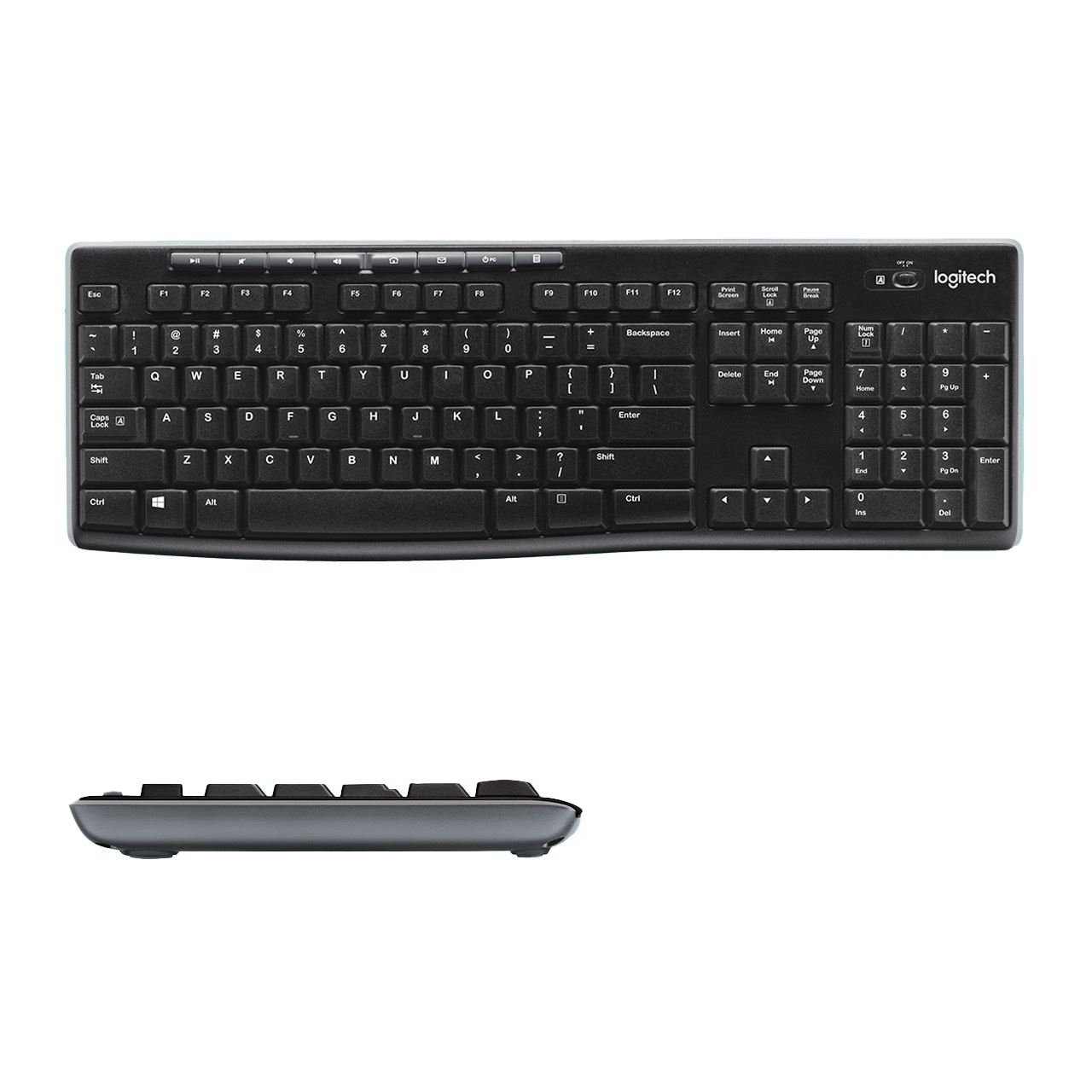 LOGITECH MK270 Wireless Combo black USB - EER (US)