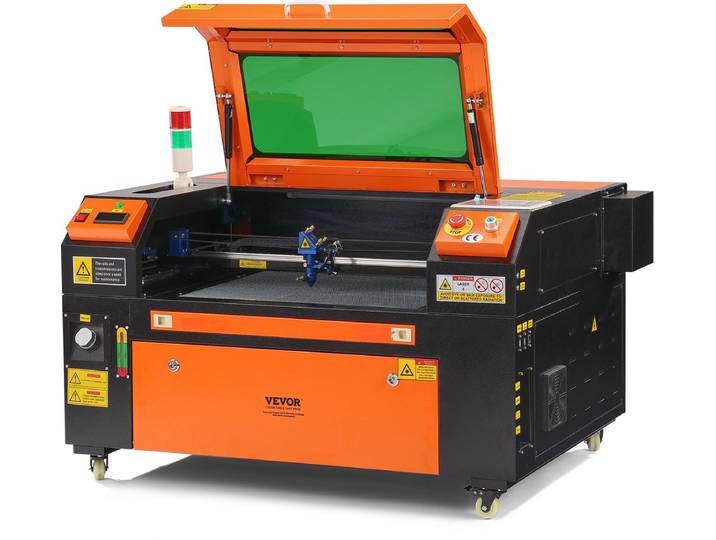 VEVOR Lasergraveermachine Graveerapparaat 60w CO2-Lasergraveermachine 400x600mm Lasersnijdende Lasergraveur