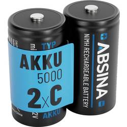 Absina Baby (C)-Akku NiMH 4500 1.2 V 2 St. 401031-2