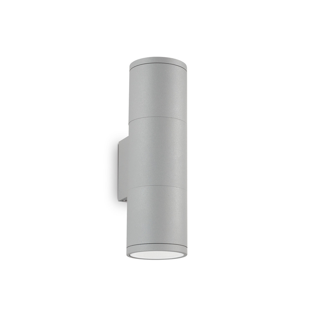 IdealLux Wandlamp GUN 2 Grijze Aluminium Up-and-Down Wandlamp